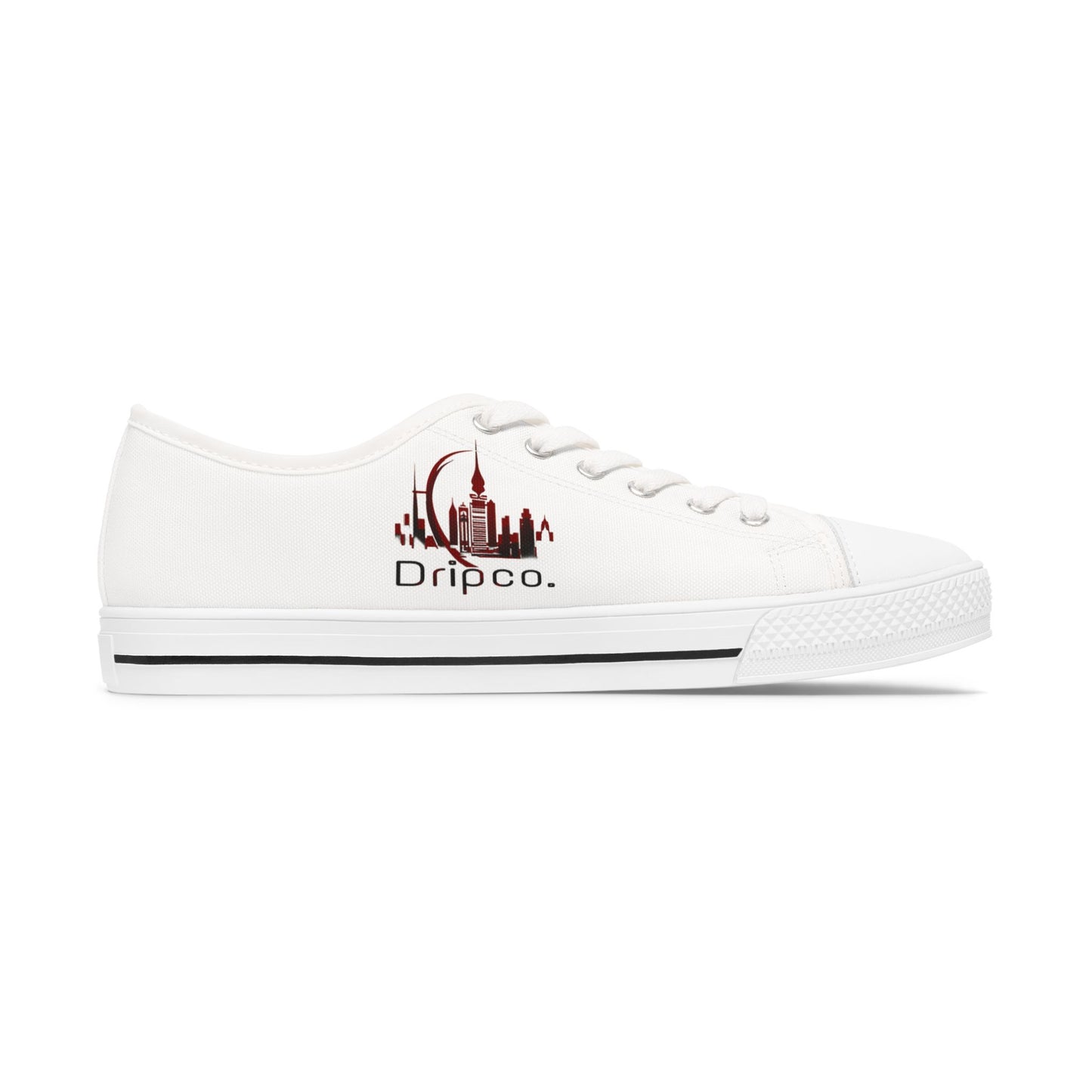 City Dripco. Women's Low Top Sneakers - Casual Canvas Shoes for Everyday Comfort