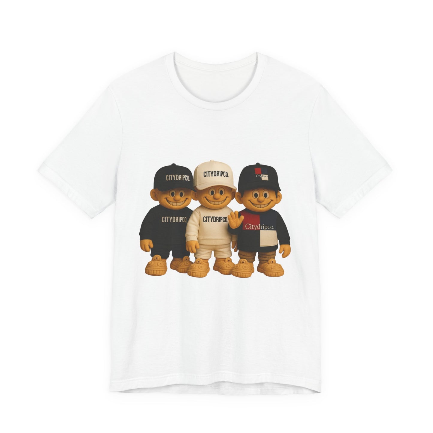 Citydripco Bears— Cute Triplet Doll Graphic Tee