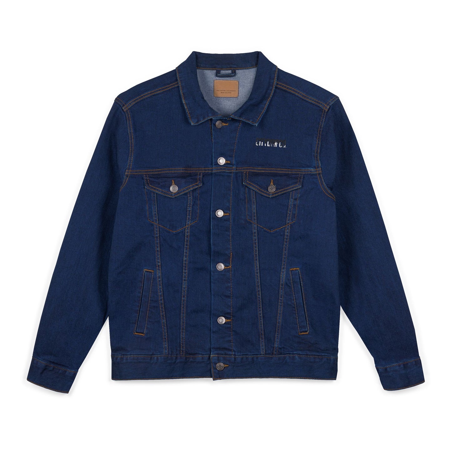A Citydripco. Unisex Embroidered Denim Jacket, Stylish Casual Outerwear, Perfect Gift for Travelers, Summer Layering, Fashion Statement