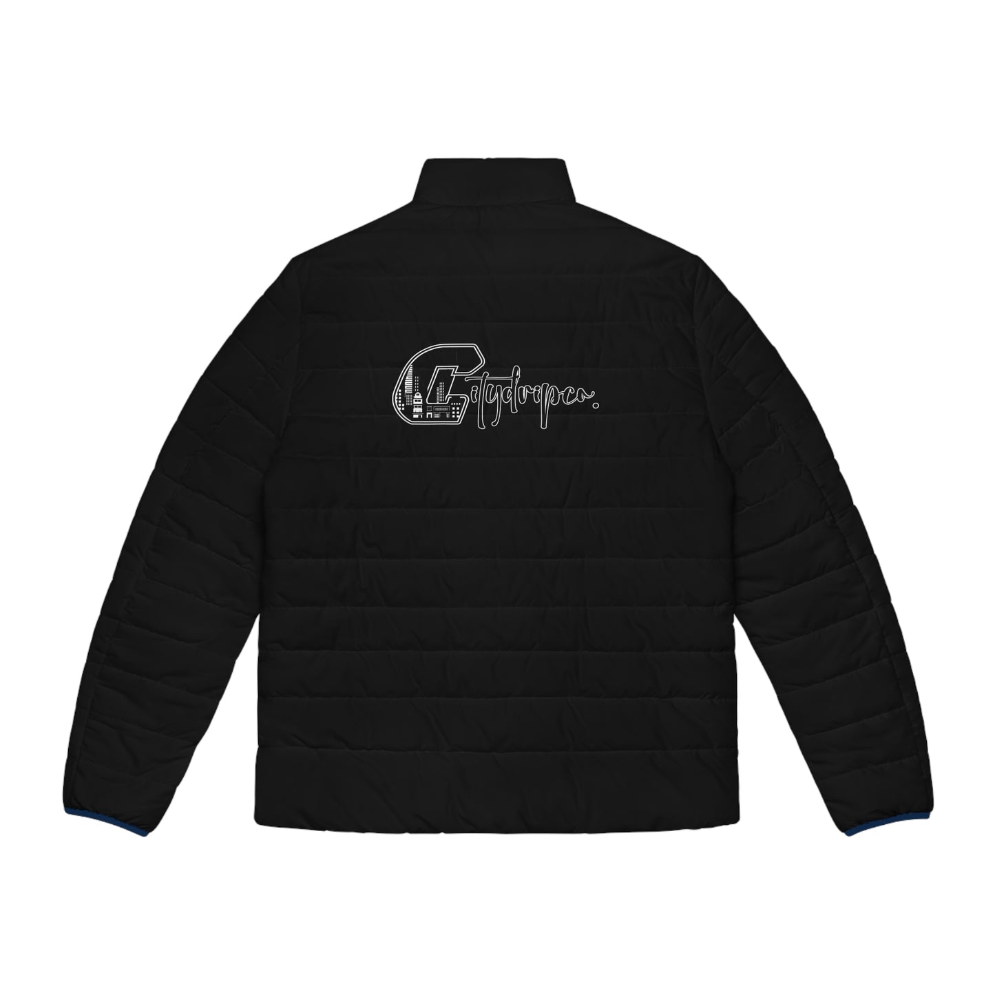 Citydripco City C Puffer Jacket — Vintage C Logo & Script Quilted Coat