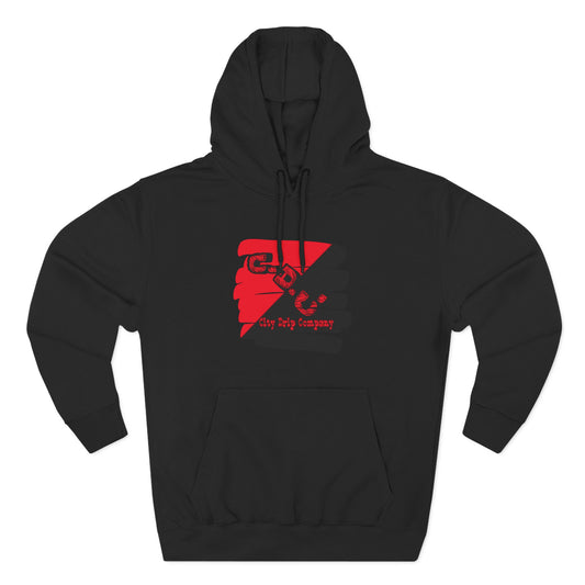 C.D.C. Signature Three-Panel Fleece Hoodie