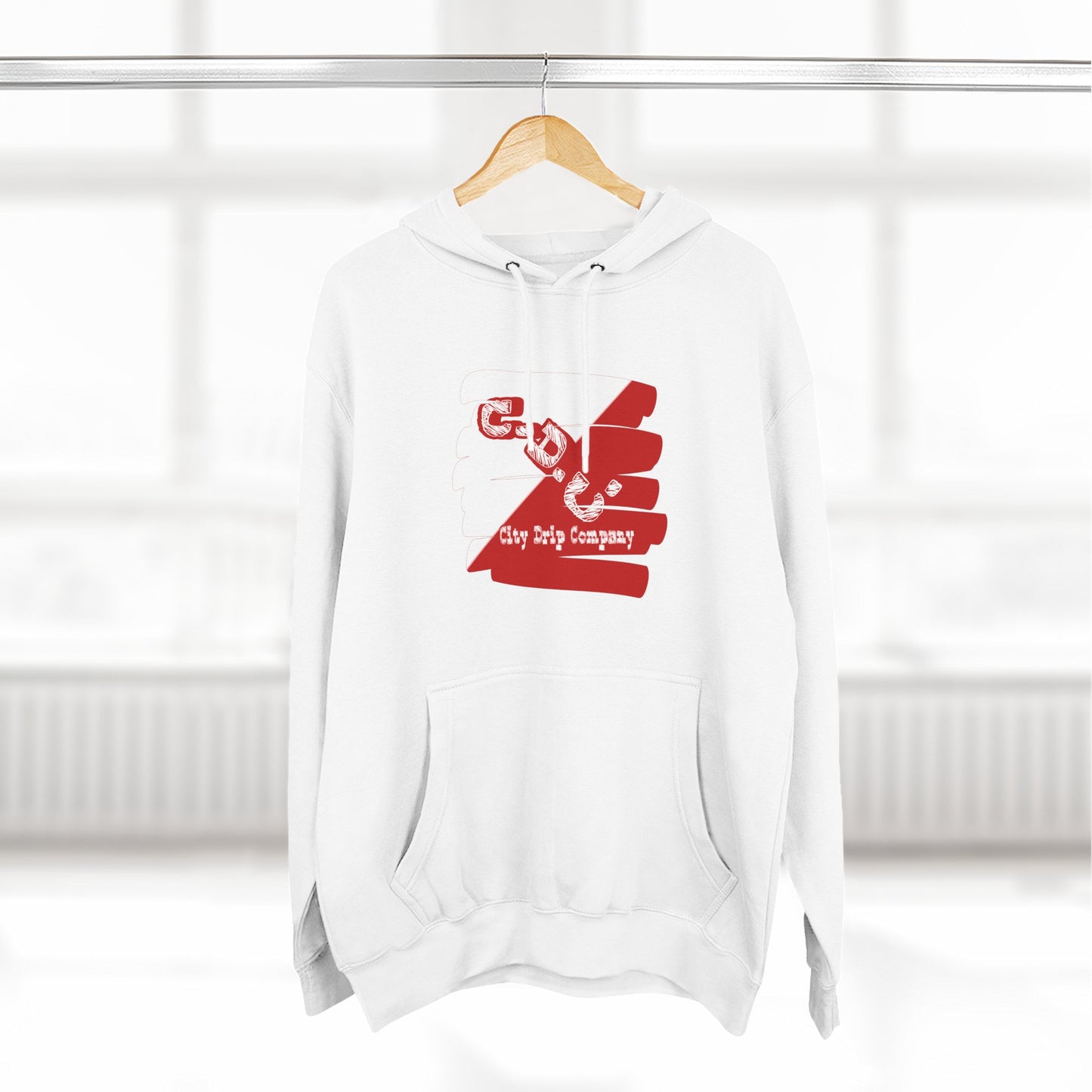 C.D.C. Signature Three-Panel Fleece Hoodie