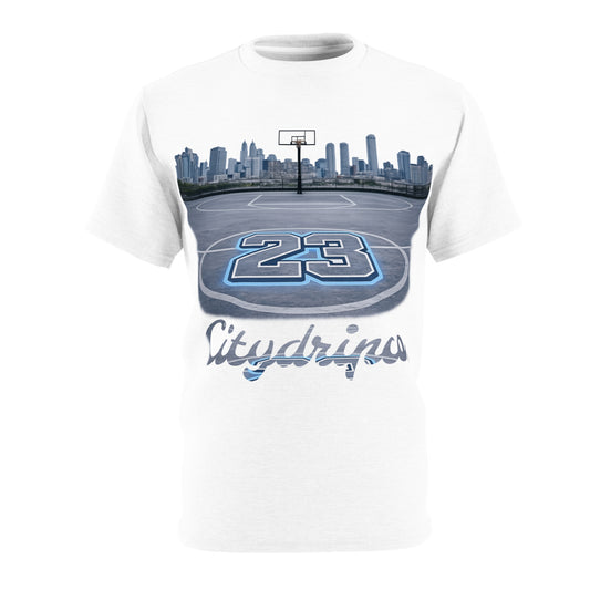 Basketball Court 23 Tee — Urban Hoop Graphic T-Shirt