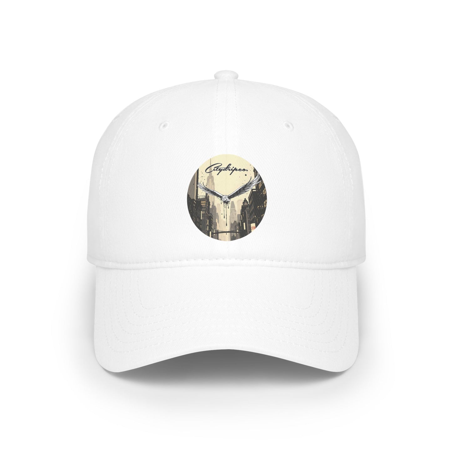 Citydripco. Flying High Low Profile Baseball Cap with Vintage City Design