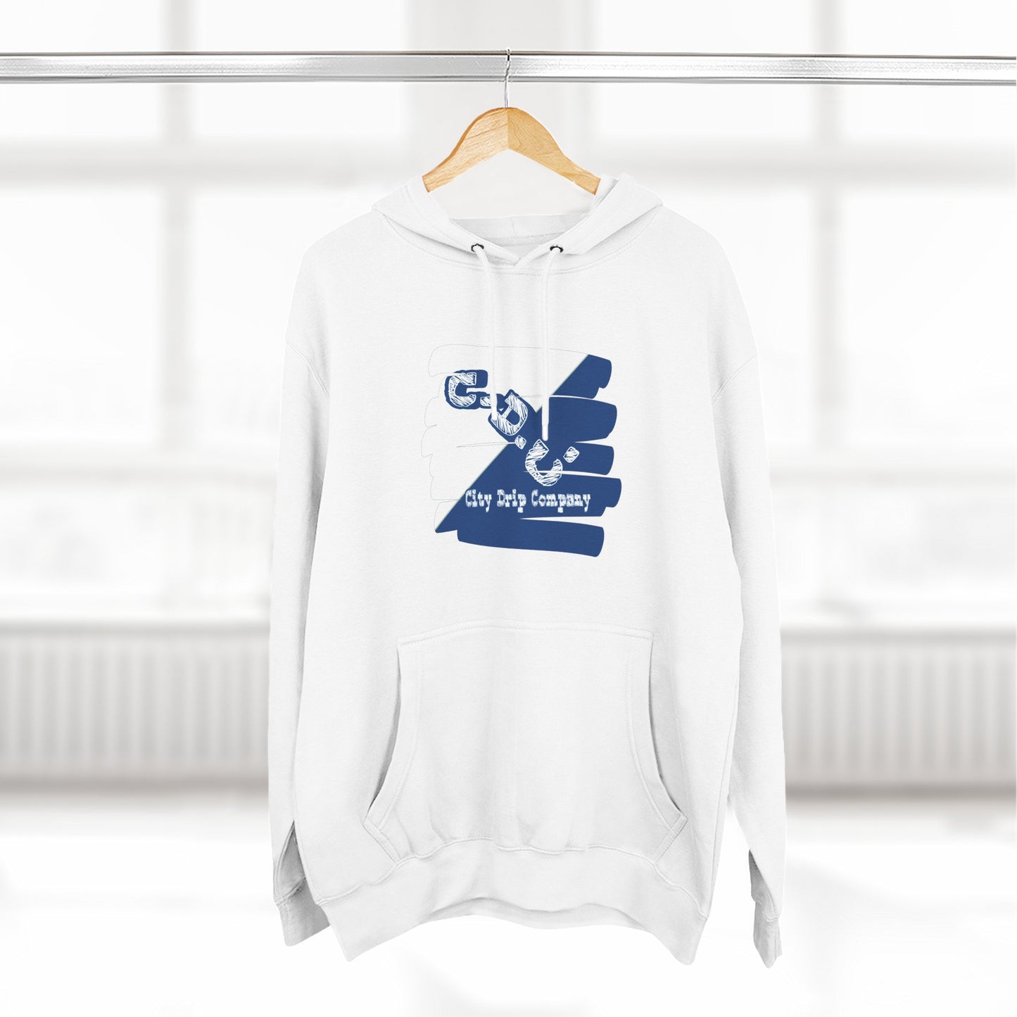 C.D.C. Signature Three-Panel Fleece Hoodie