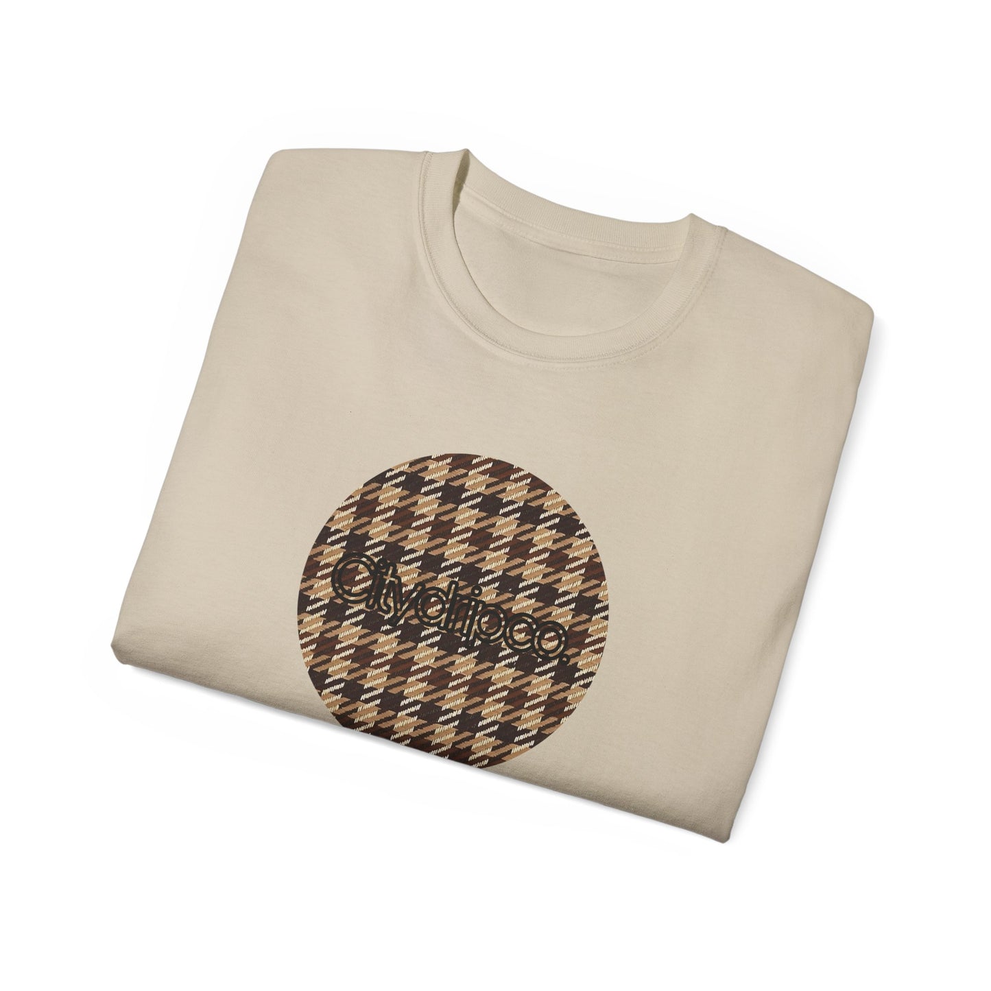 Citydripco. Plaid  Brownleaf Graphic Unisex Ultra Cotton Tee - Casual Chic Style