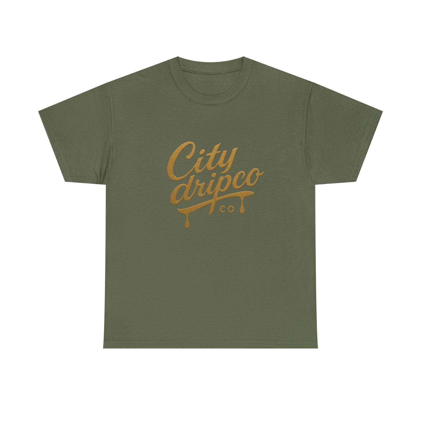 City Drip Co. Unisex Heavy Cotton Tee - Trendy Casual Wear, Street Style Fashion, Urban Apparel, Gift for Friends, Everyday Comfort