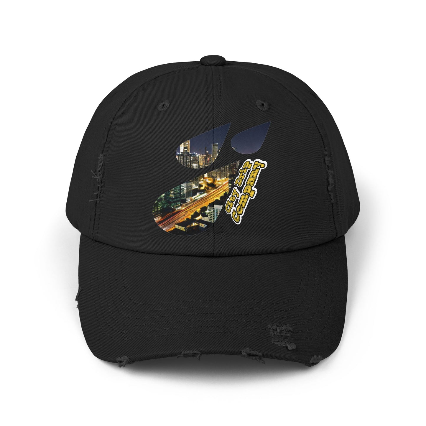 Citydripco. City Drip Unisex Distressed Cap