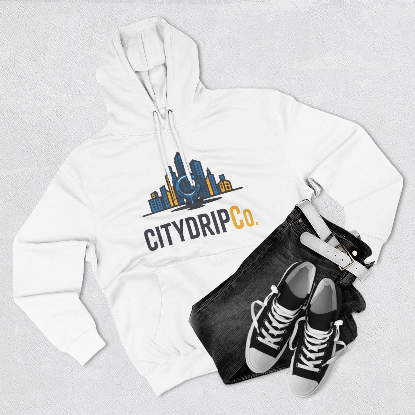 Citydripco. Urban Cityscape Fleece Hoodie - Cozy, Streetwear Style for Comfy Days, Perfect Gift for City Lovers, Iconic Design, Unisex Hoodie, [...]