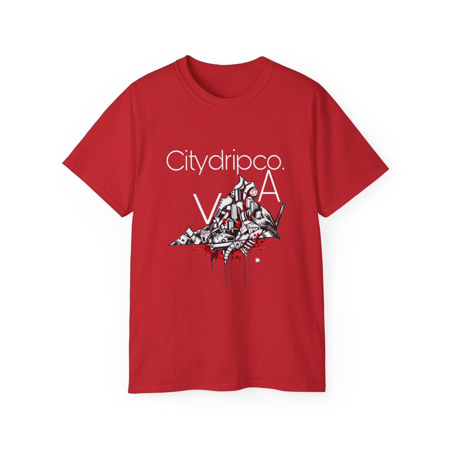 Citydripco. Virginia Unisex Ultra Cotton Tee - Urban Vibe Graphic T-Shirt