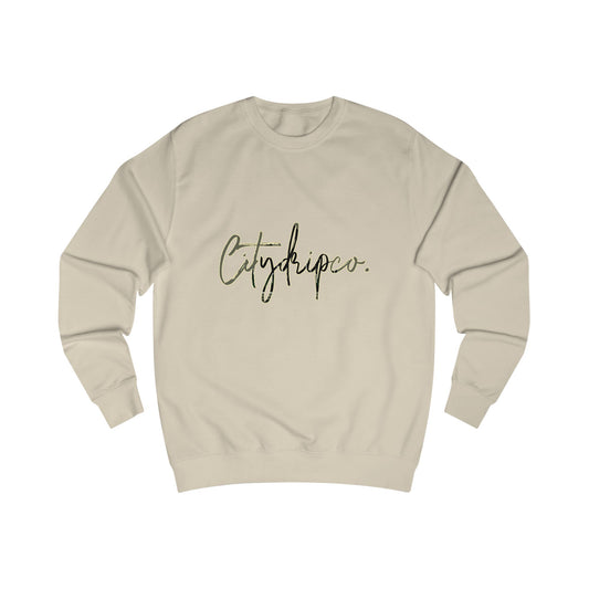 A Citydripco. Cursive Vibes Sweatshirt | Cozy Casual Wear, Gift for Her, Unisex Fashion, Fall Outfit, Minimalist Style