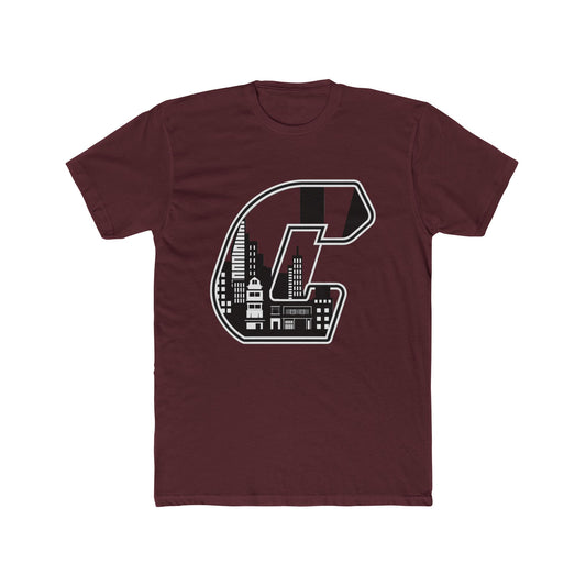 City Skyline 'C' Monogram Tee — Urban Letterman Graphic T-Shirt