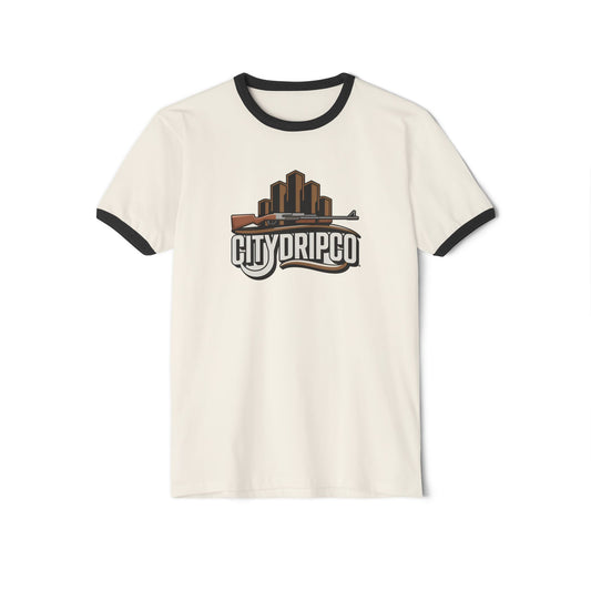 Citydripco. Rifleman Unisex Ringer T-Shirt - Stylish Cotton Tee for Urban Vibes