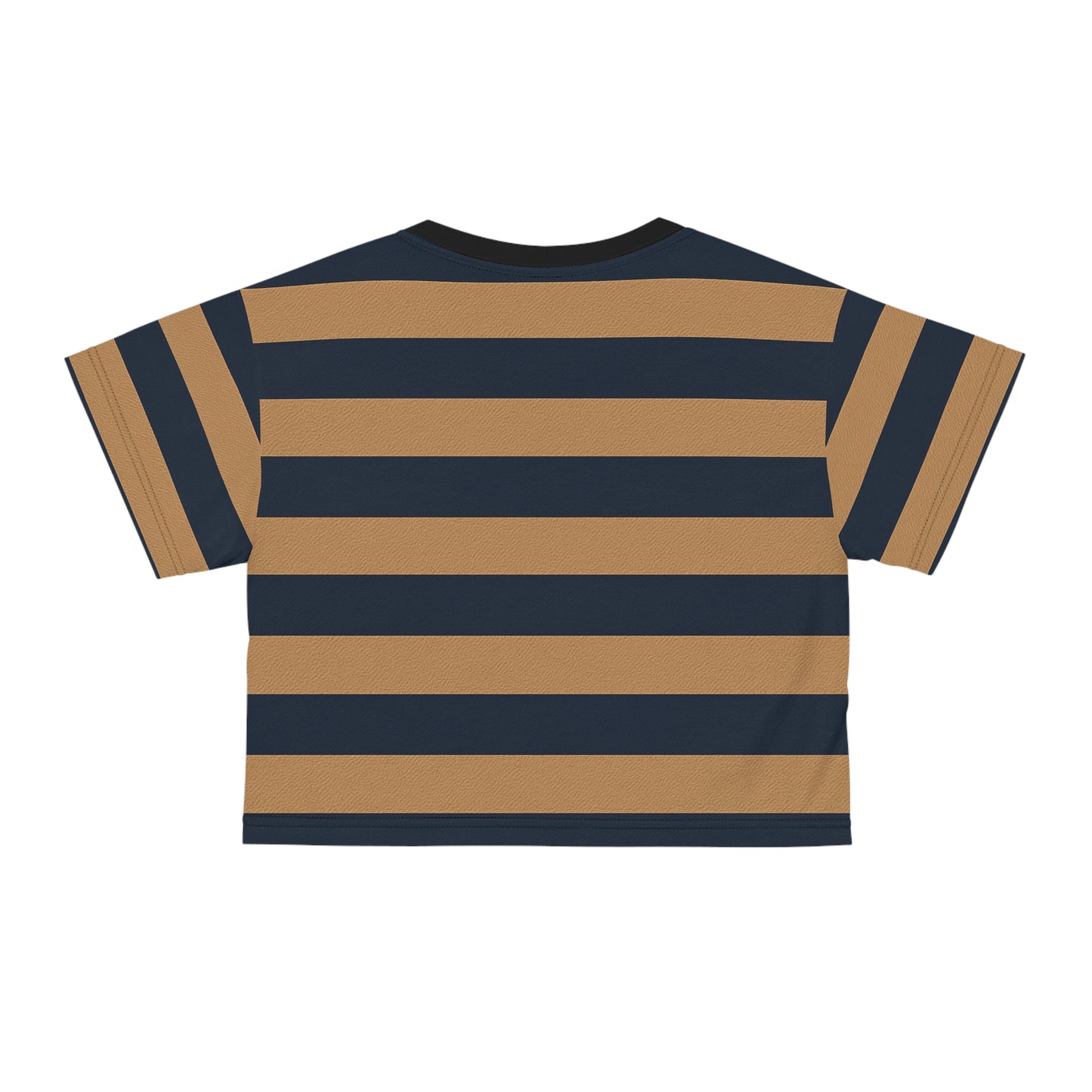 A Citydripco. Striped Chic Crop Tee, Casual T-Shirt, Stylish Summer Fashion, Trendy Gift, Beachwear Essential