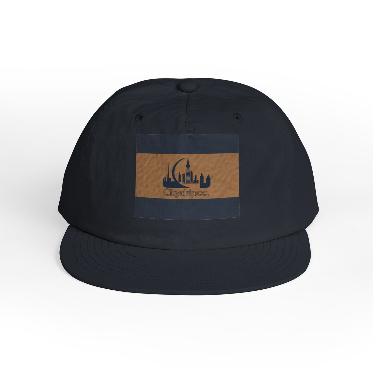 A Citydripco Striped Surf Cap