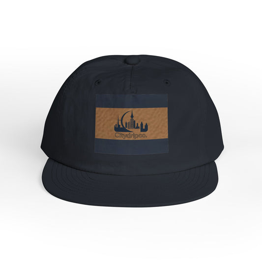 A Citydripco Striped Surf Cap