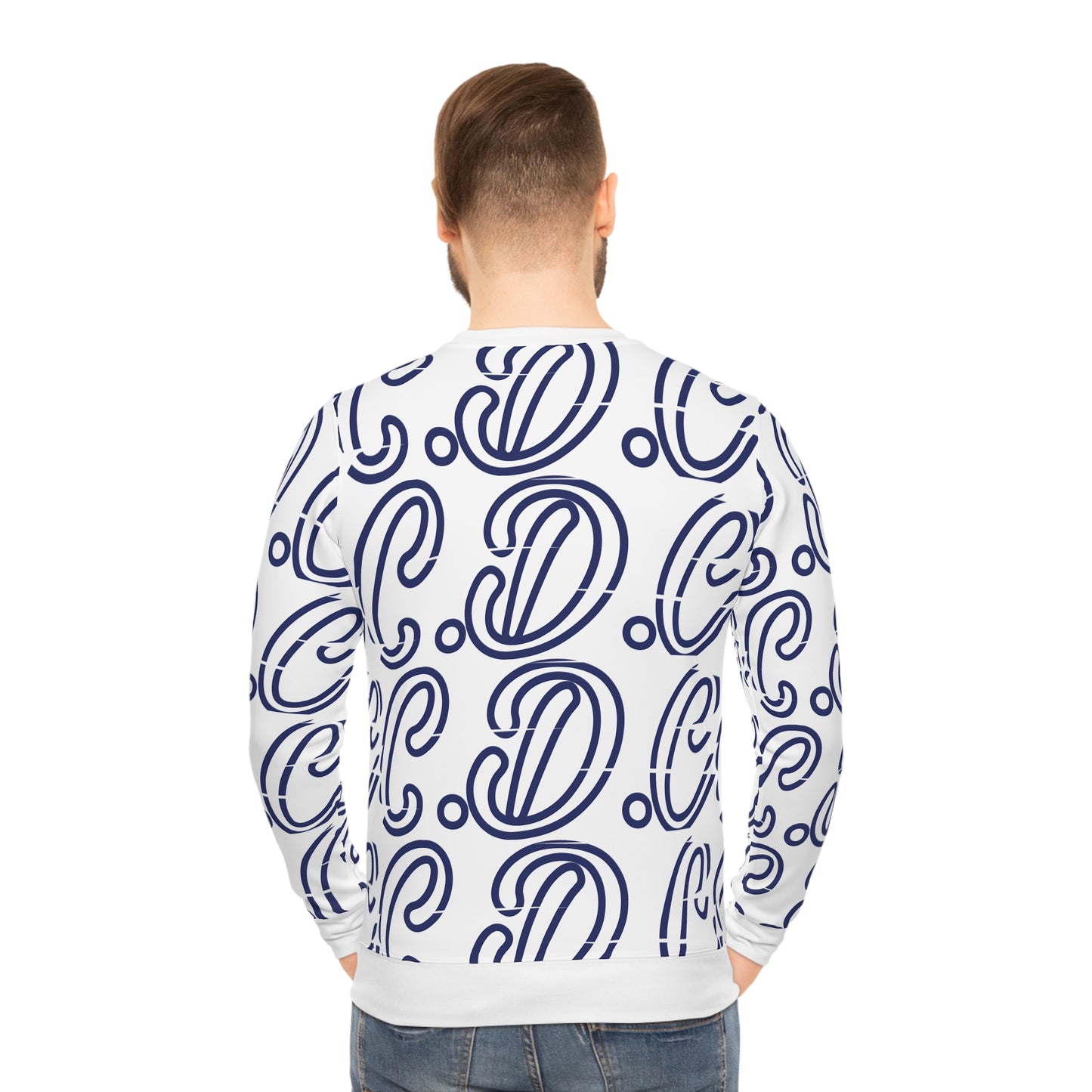 C.D.C. Monogram Lightweight Sweatshirt with Trendy Pattern - Perfect for Casual Wear