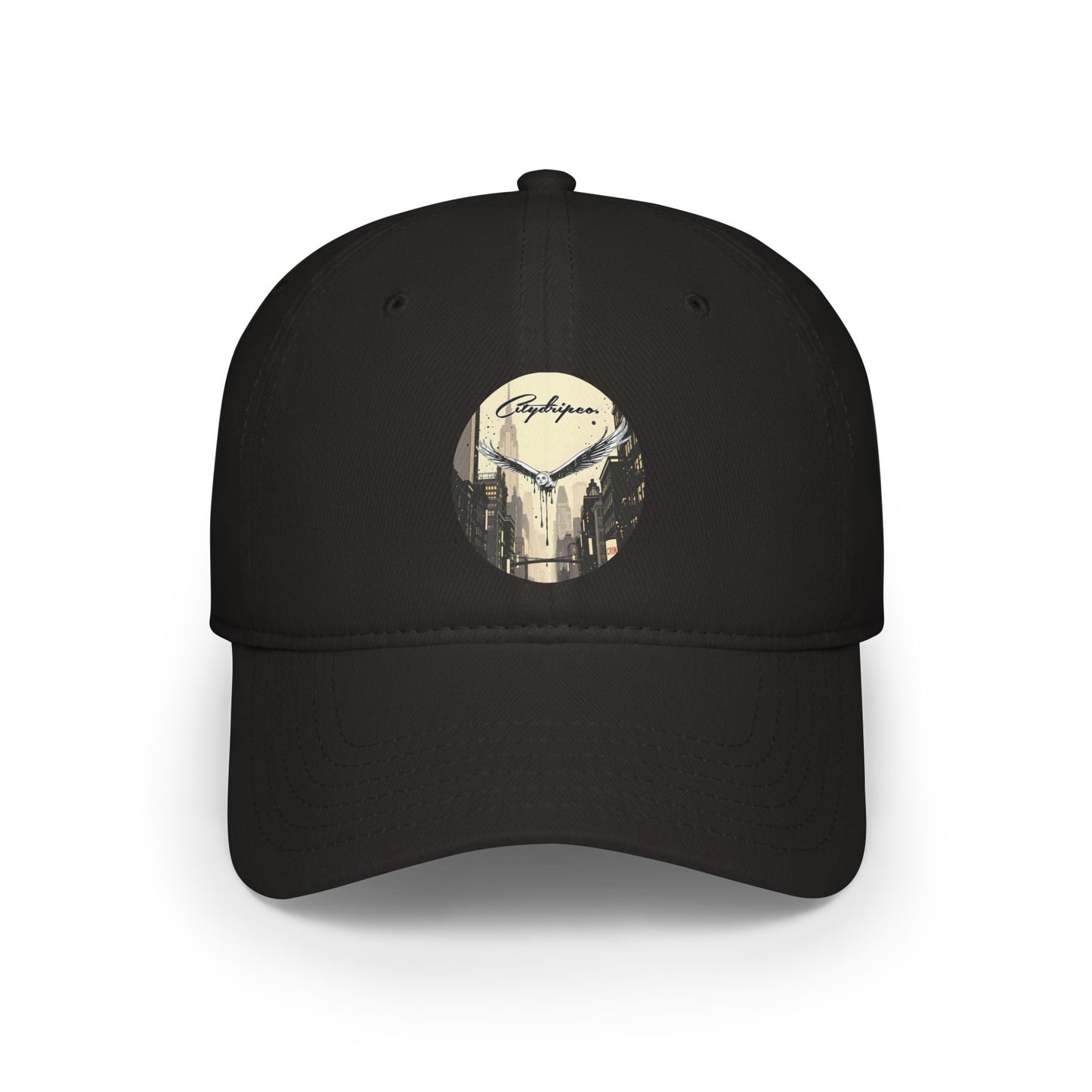 Citydripco. Flying High Low Profile Baseball Cap with Vintage City Design