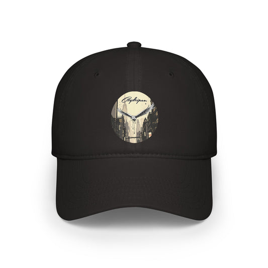 Citydripco. Flying High Low Profile Baseball Cap with Vintage City Design