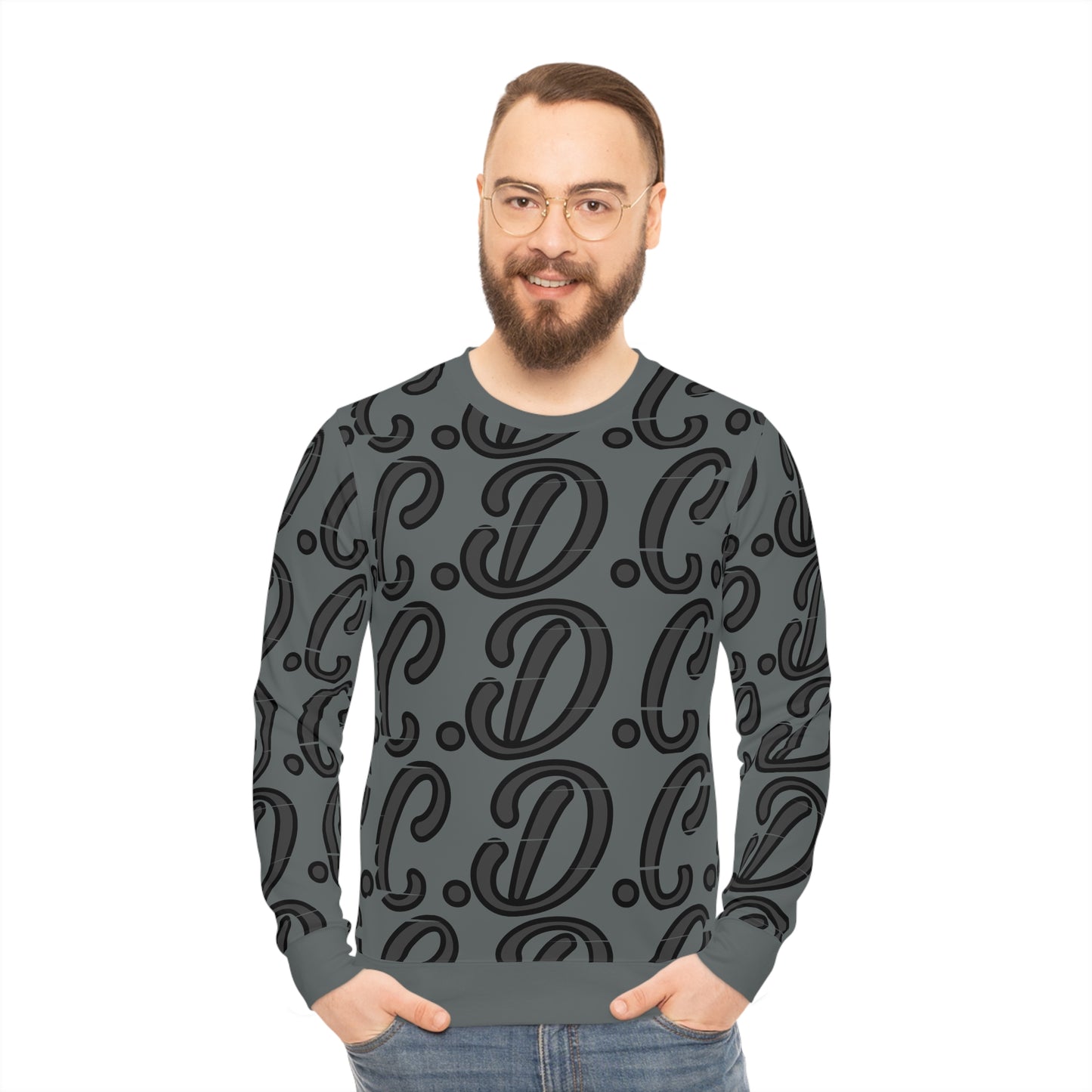 C.D.C. Monogram Lightweight Sweatshirt - Perfect for Casual Outings