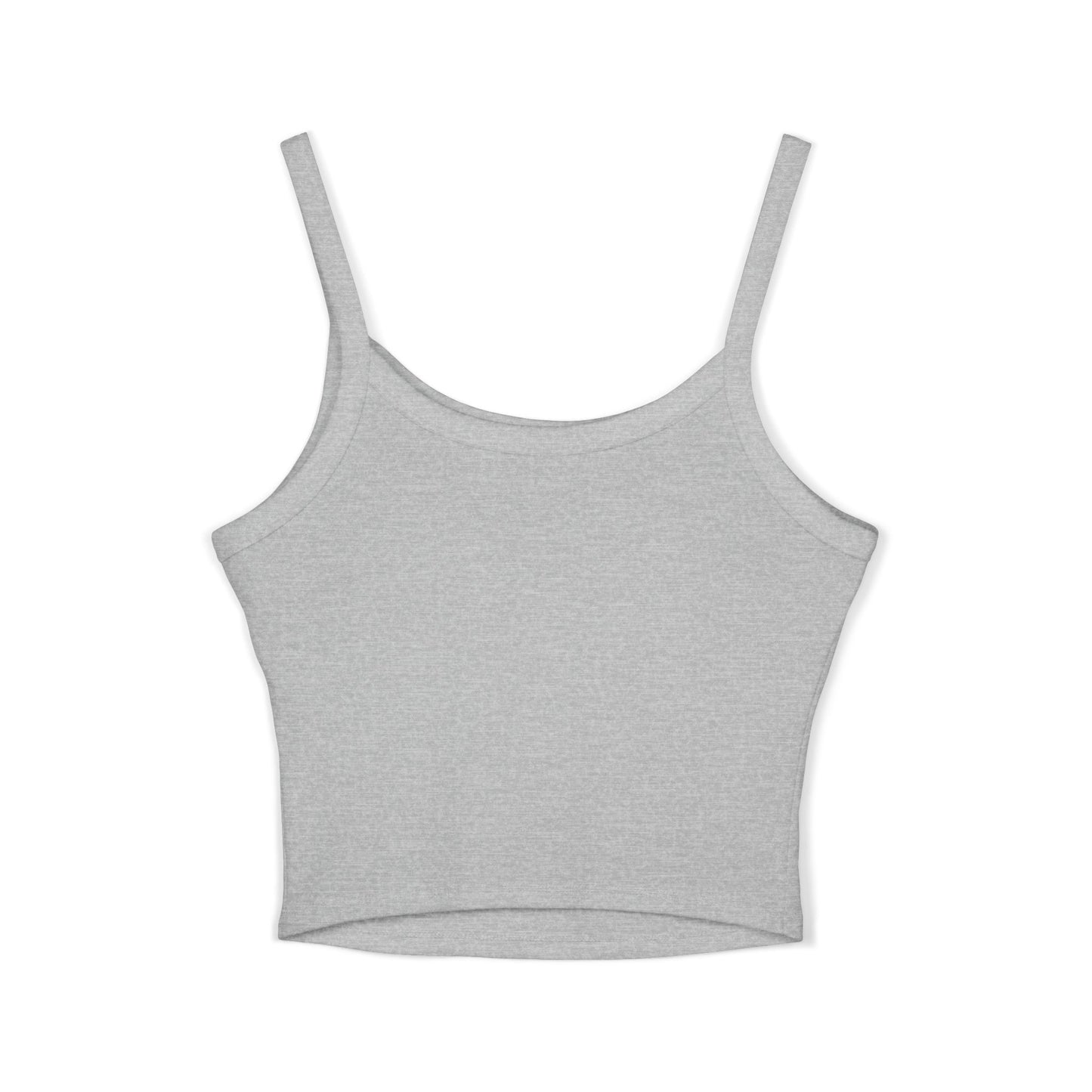 City C Cityscape Crop Top — Women's Spaghetti Strap Tank with Urban Skyline Graphic