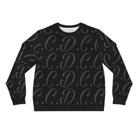 C.D.C. Monogram Pattern Lightweight Sweatshirt - Cozy & Stylish Casual Wear