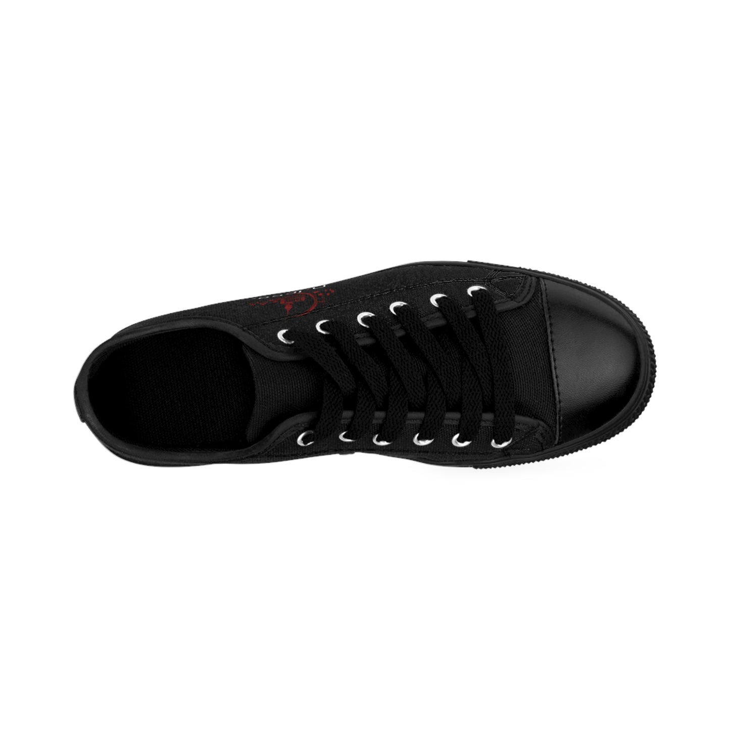 City Dripco. Black Women's Sneakers with Dripo Logo - Casual Streetwear Footwear