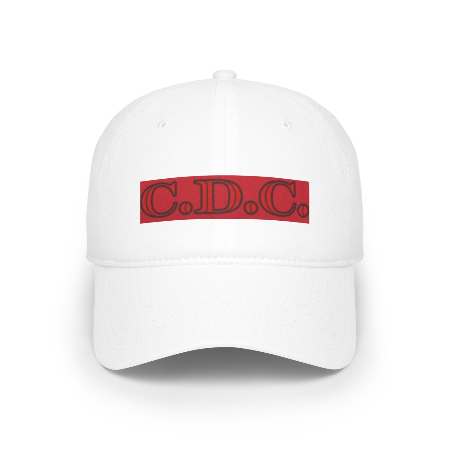 C.D.C. Monogram Low Profile Baseball Cap - Casual Everyday Wear
