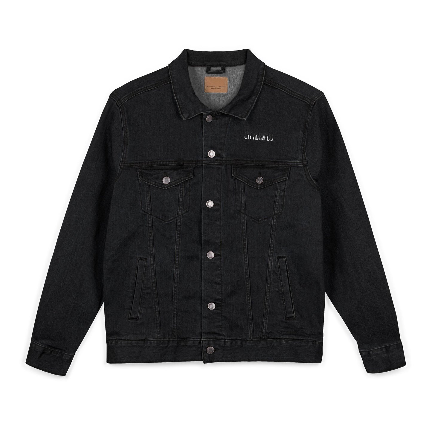 A Citydripco. Unisex Embroidered Denim Jacket, Stylish Casual Outerwear, Perfect Gift for Travelers, Summer Layering, Fashion Statement