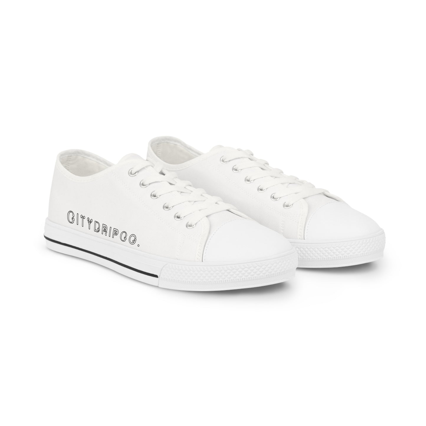 Stylish Men’s Low Top Sneakers - City Drip Design
