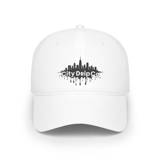 Citydripco. Black City Low Profile Baseball Cap - Trendy Urban Style Hat