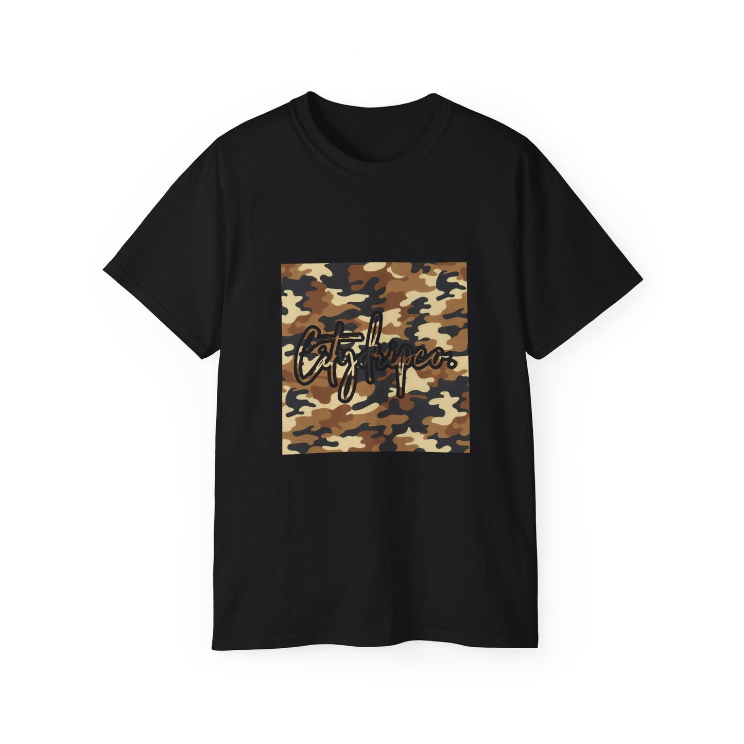 Citydripco. Camouflage Graphic Tee - City Style, Unisex Ultra Cotton Shirt, Casual Wear, Street Fashion, Gift for Him or Her