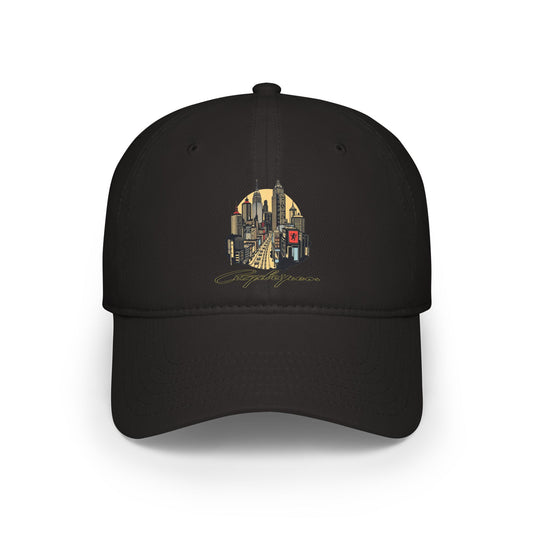 Cityscape Low Profile Baseball Cap - Urban Style Cap for Everyday Wear