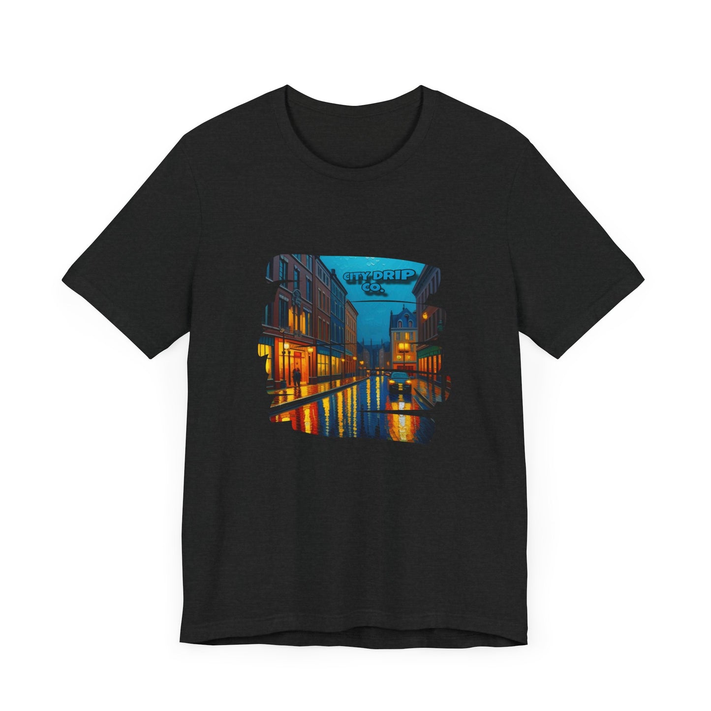 Citydripco. City Nights Graphic Tee | Cityscape Design | Unisex Short Sleeve Shirt