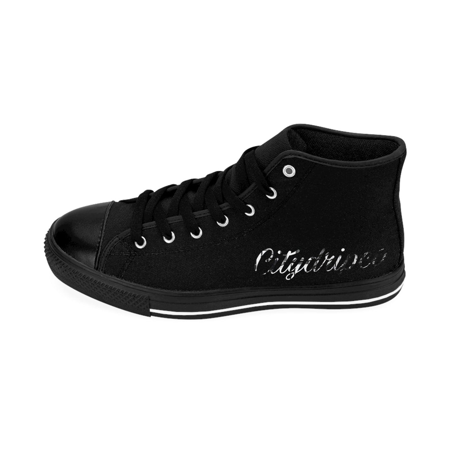 Citydripco. Men's Classic Sneakers with Chic Script Design - Stylish Casual Footwear