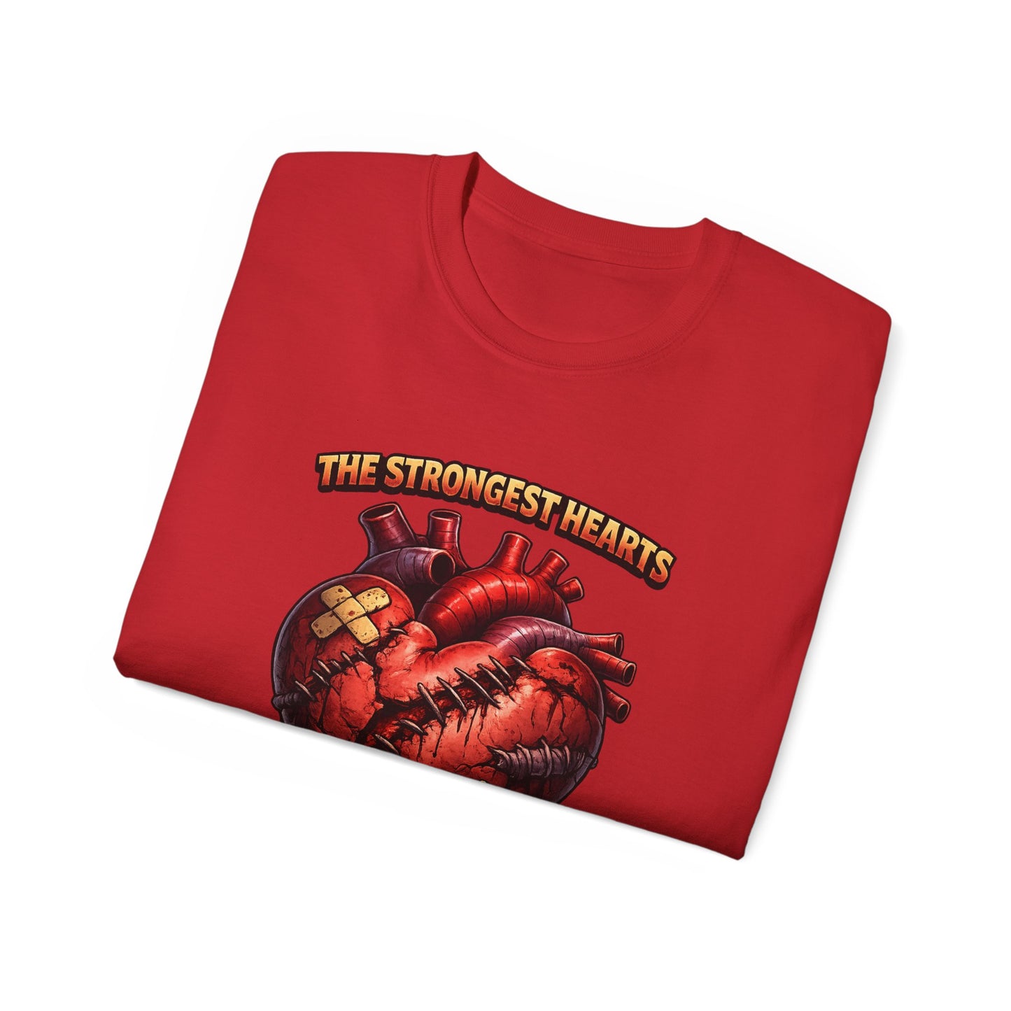 Citydripco — "The Strongest Hearts Have the Deepest Scars" Anatomical Heart Design