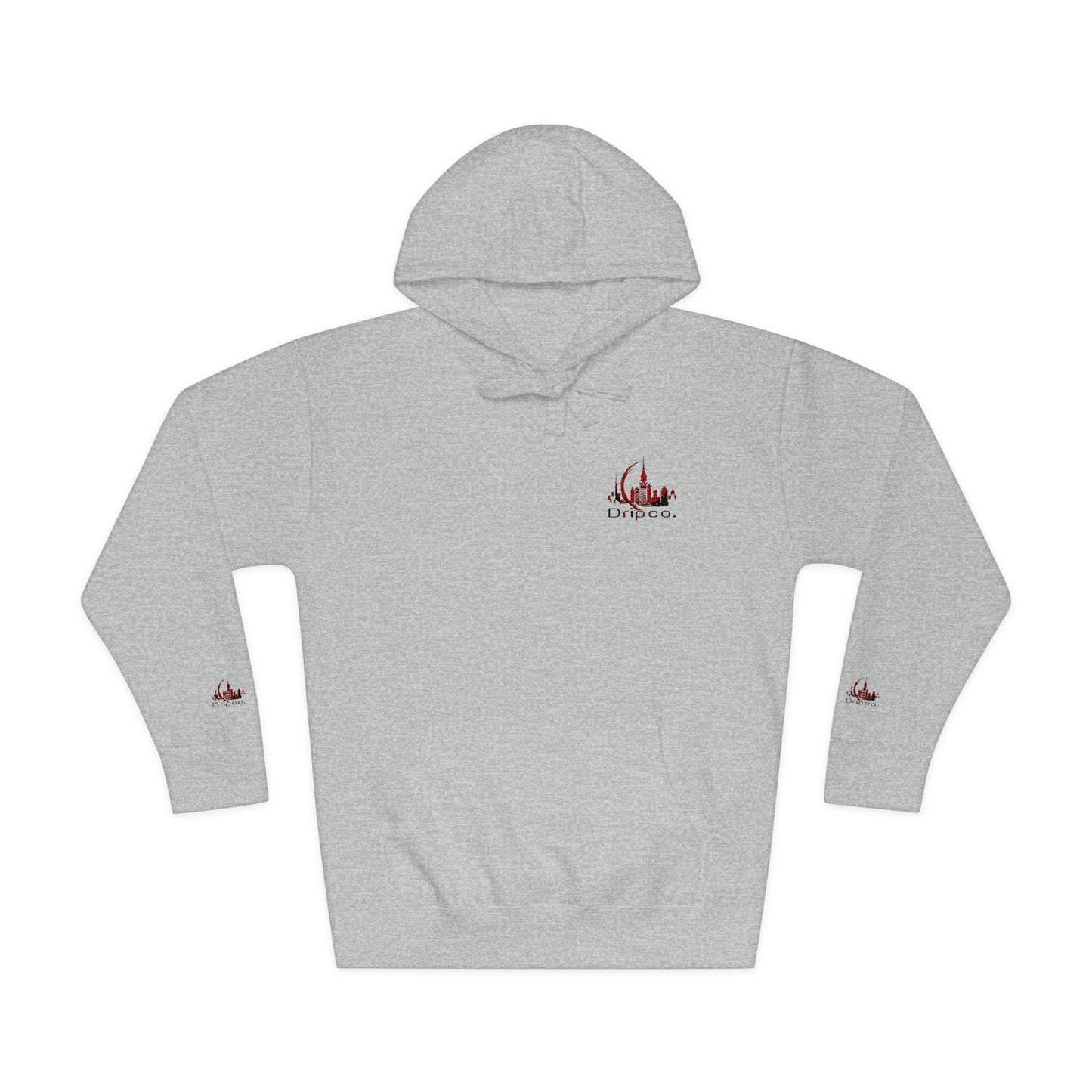 A City Dripco. Unisex Fleece Hoodie with Nautical Design, Cozy Layer for Casual & Beachwear, Perfect Gift for Sailors & Ocean Lovers, Spring & Summer
