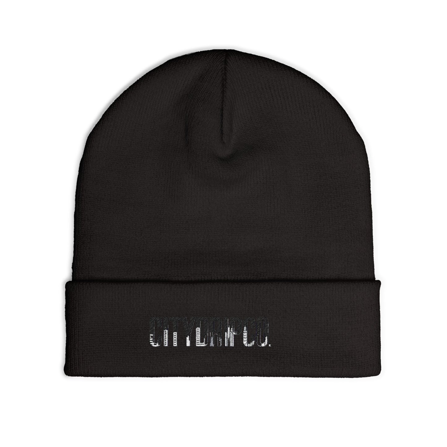 A Citydripco. Letter City Knit Beanie with Custom Embroidery, Fashionable Winter Hat, Perfect Gift for Him or Her, Stylish Accessory for All Occasions, [...]