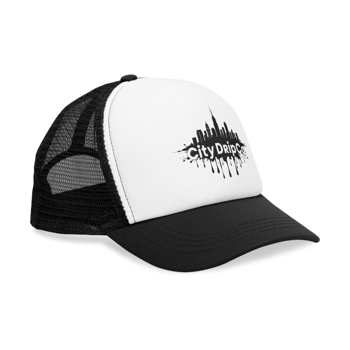 Citydripco. Black City Mesh Cap - City Drip Co Design