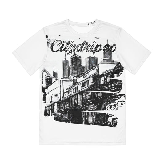 Citydripco. Urban Graffiti Men's Polyester Tee (AOP)