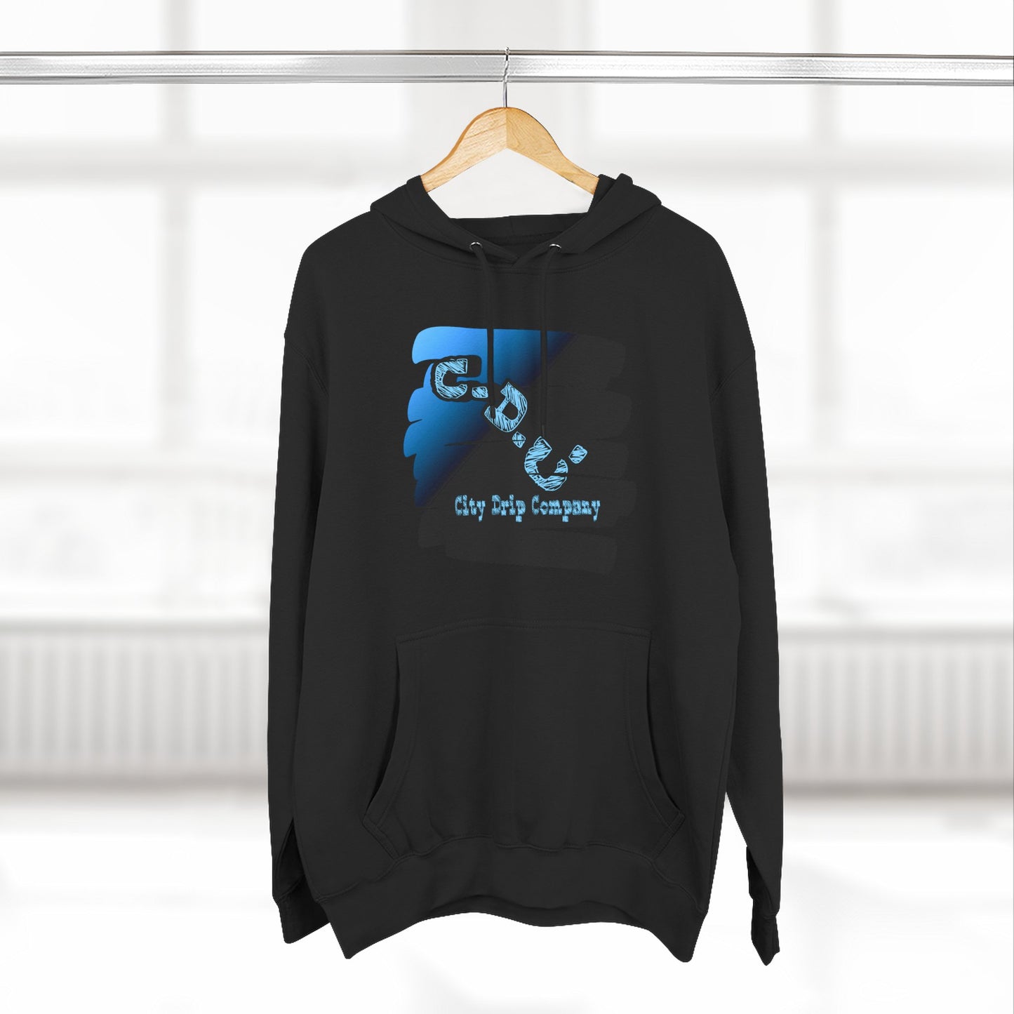 C.D.C. Signature Three-Panel Fleece Hoodie