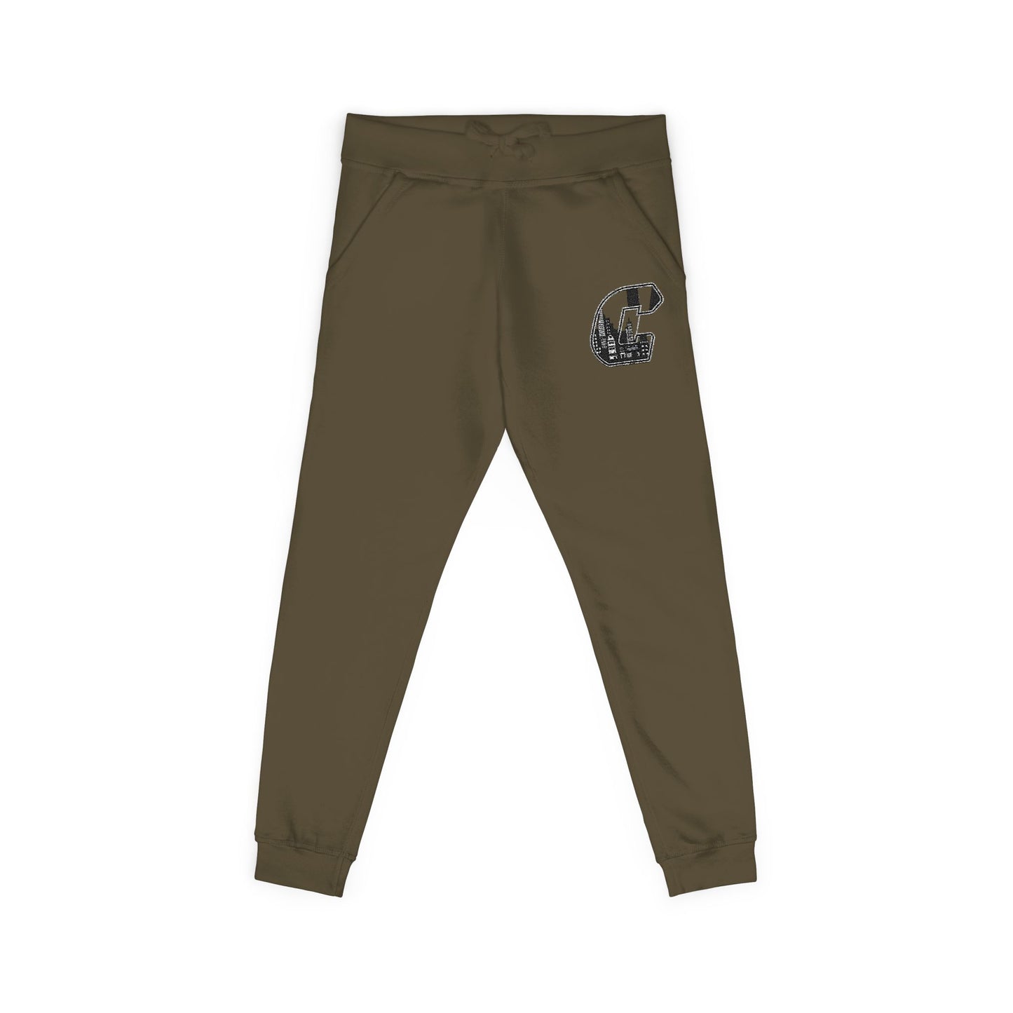 A Citydripco. City C Unisex Fleece Sweatpants with Embroidery, Cozy Lounge Pants, Ideal Gift for Her or Him, Perfect for Relaxation, Winter Wear, Casual Style