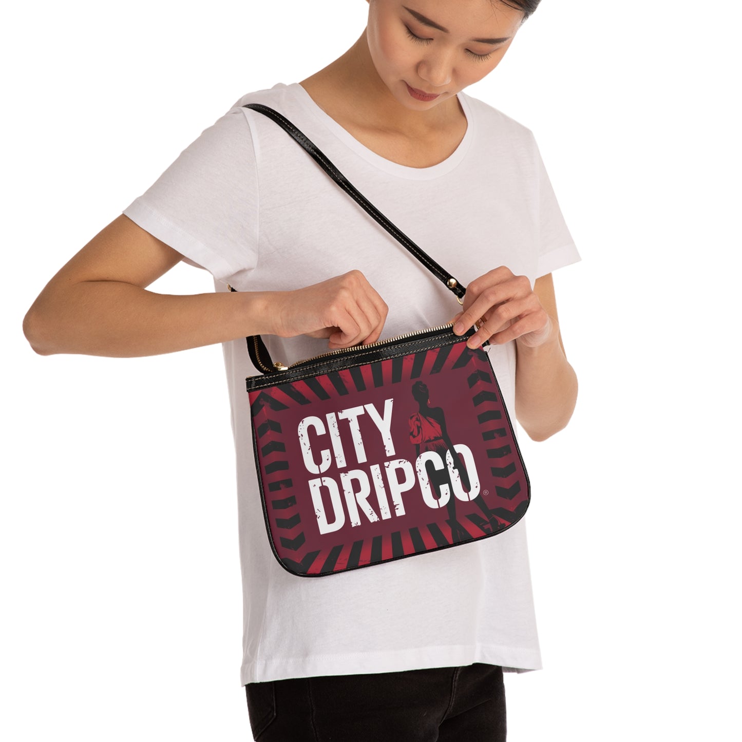 Citydripco. Black Model Small Shoulder Bag - Stylish Crossbody for Urban Explorers