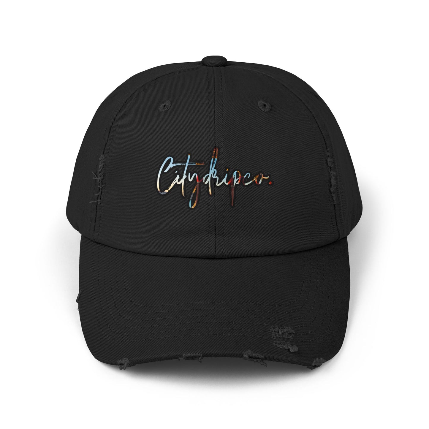 A Citydripco. Venetian Unisex Distressed Cap - Urban Style, Casual Headwear, Trendy Gift, Streetwear Essential, Summer Accessory