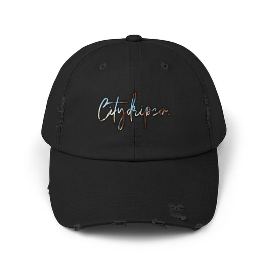 A Citydripco. Venetian Unisex Distressed Cap - Urban Style, Casual Headwear, Trendy Gift, Streetwear Essential, Summer Accessory
