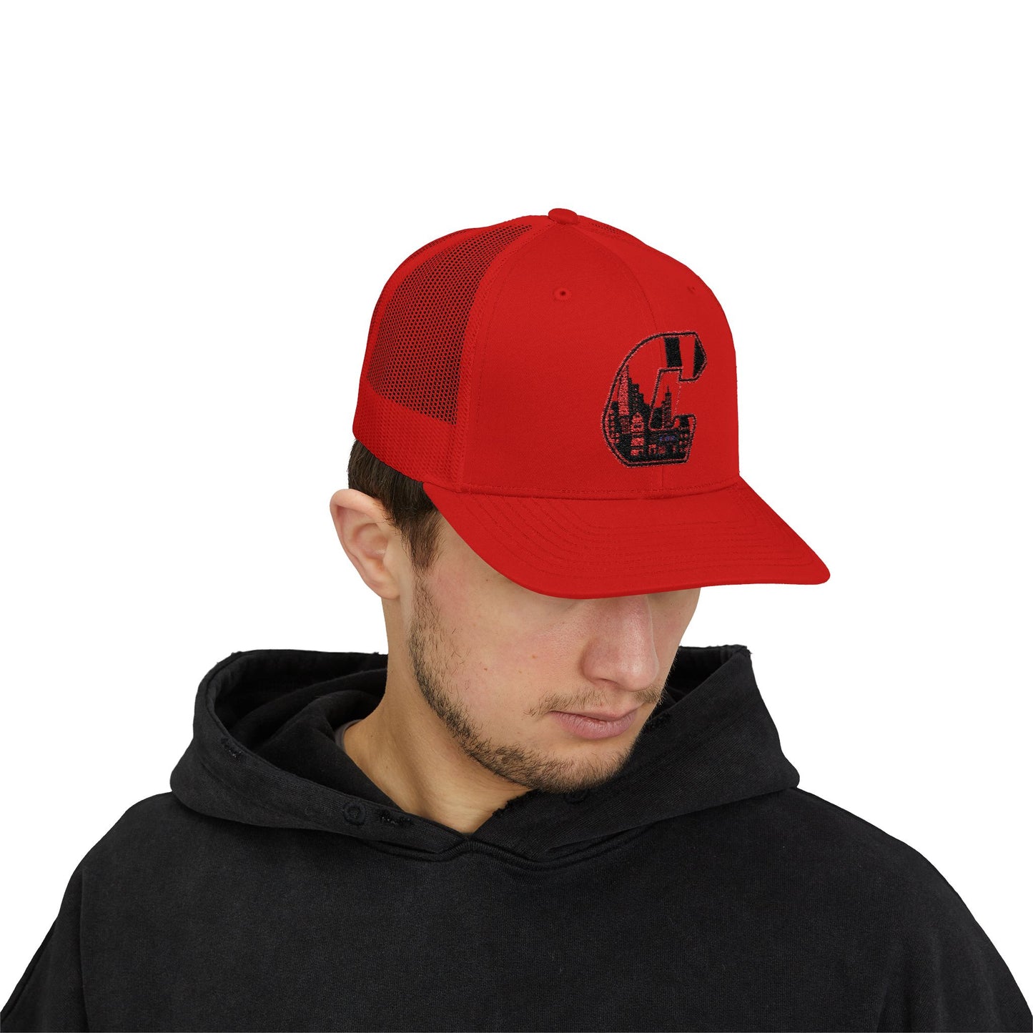 A Citydripco. City C Snapback Trucker Cap - Perfect for Summer Fun, Outdoor Events, Sports, Gatherings, and Personalized Fashion