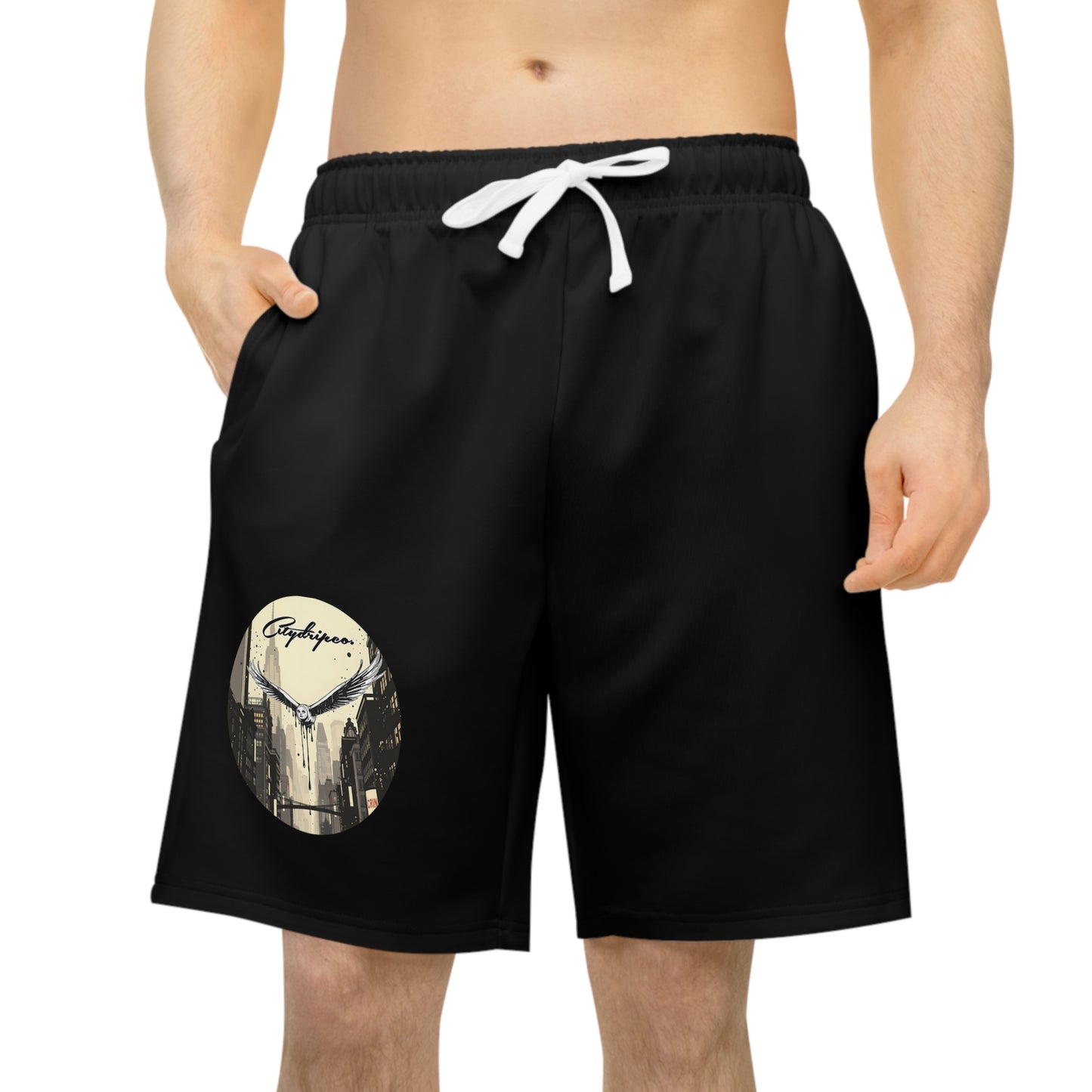 Citydripco. Flying High Athletic Long Shorts with Unique Design