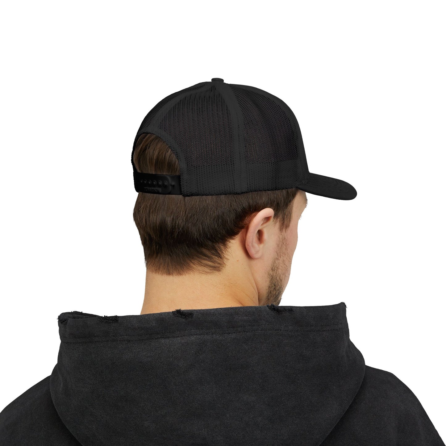 A Citydripco. City C Snapback Trucker Cap with Glitter Lettering, Customizable Cap for Sports, Casual Wear, Gifts, Outdoor Activities