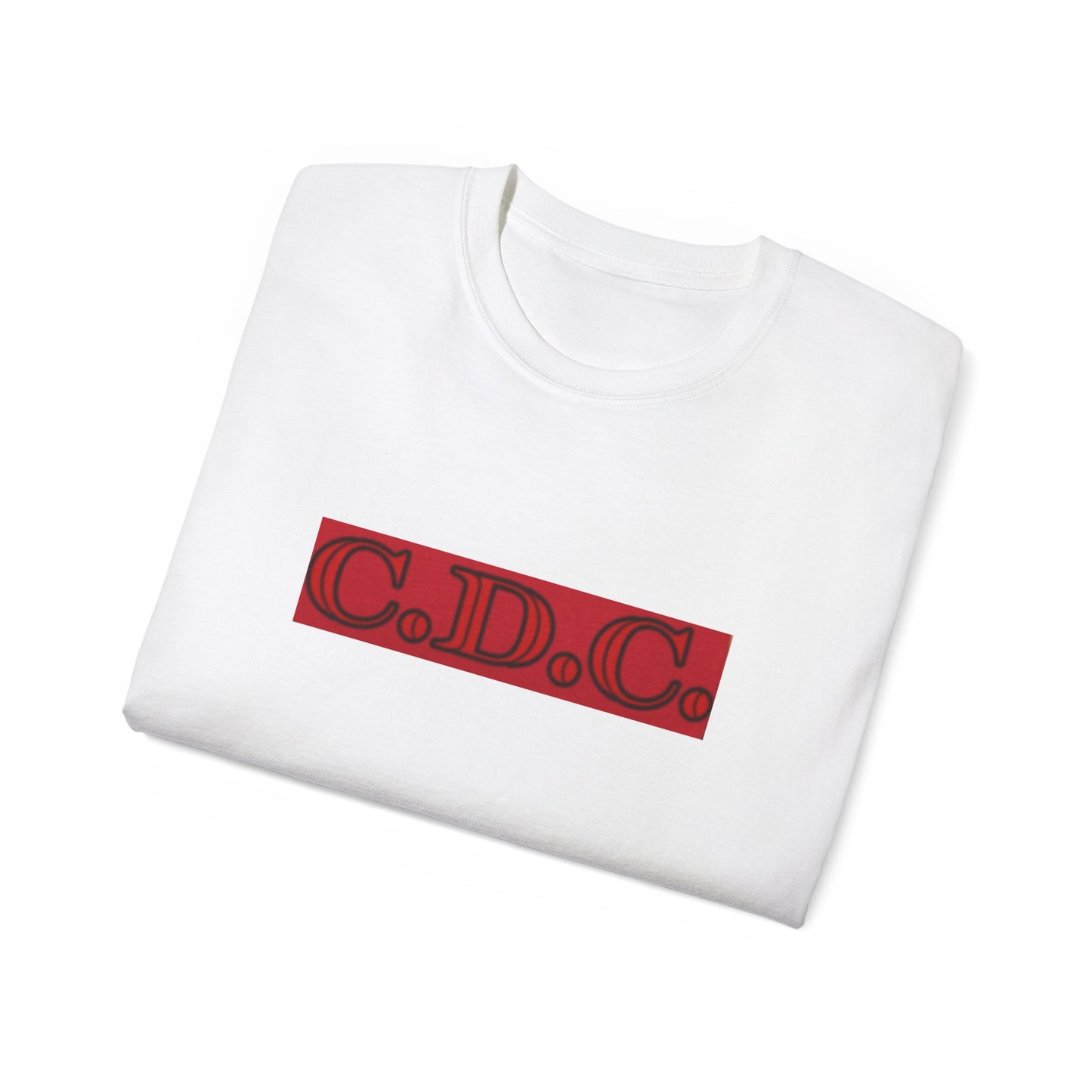 C.D.C. Monogram Ultra Cotton Tee - Bold CDC Graphic Tee for Casual Style
