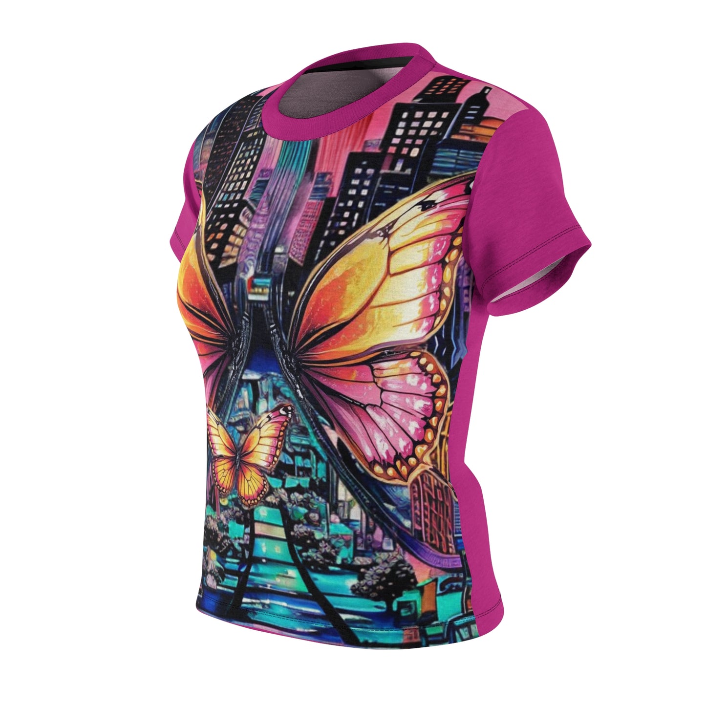 Citydripco. Butterfly City Women's Cut & Sew Tee